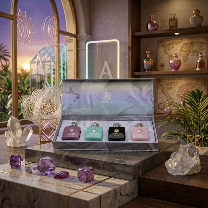 AMOUAGE Perfume Gift Set Unise - The Collection Perfume Fragrance review and price