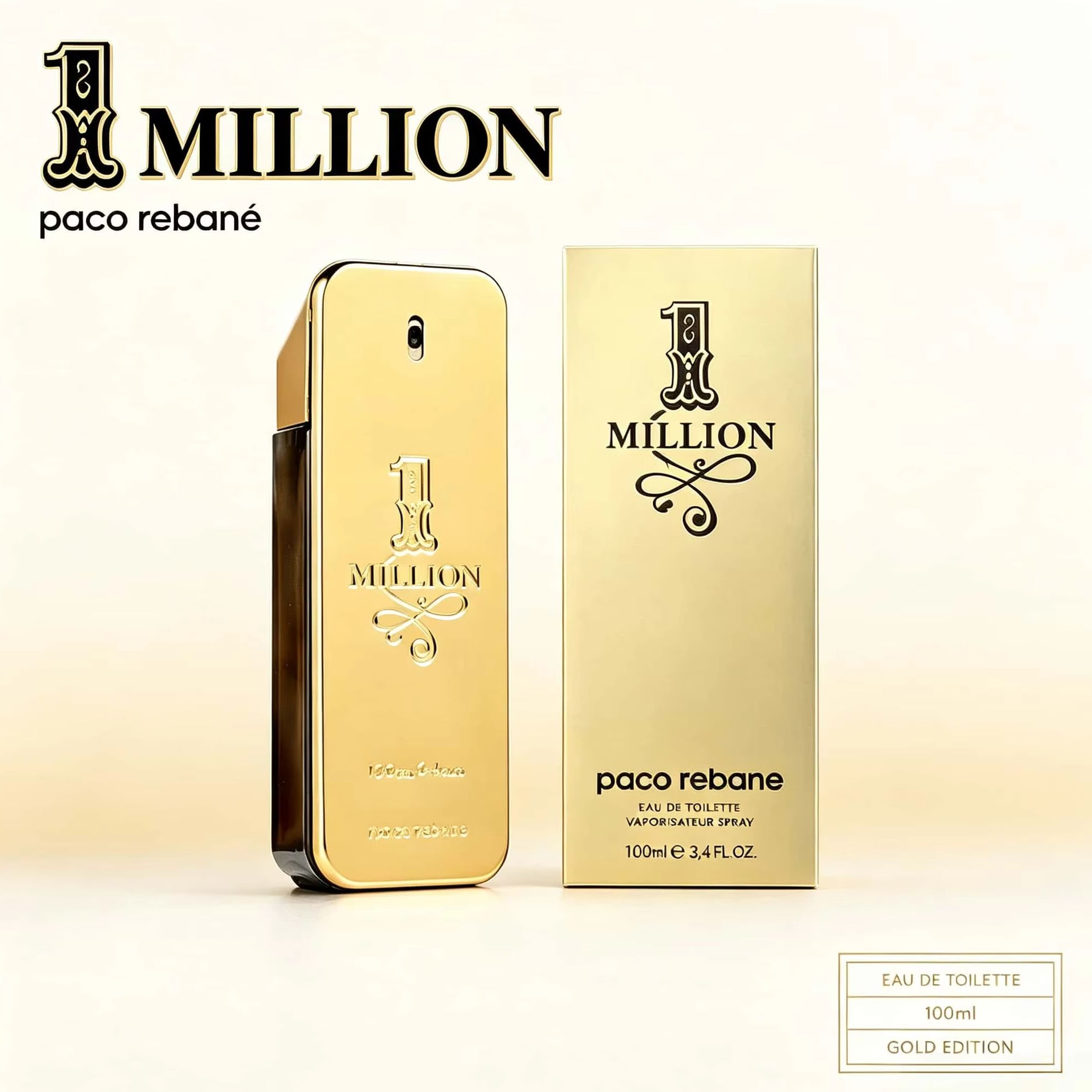 Paco Rabanne 1 Million Eau de  - Perfume Alcohol Fragrance review and price